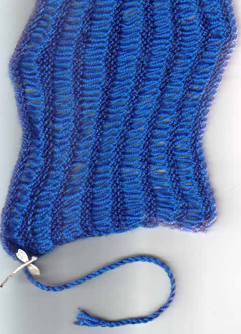 blue KPM scarf