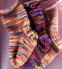 Three pair Kersti baby socks